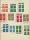 Delcampe - 31558 Deutsches Reich - Inflation: 1919/1923, Postfrische/ungebrauchte Sammlung Von über 100 VIERERBLOCKS - Brieven En Documenten