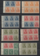 Delcampe - 31681 Deutsches Reich - Markenheftchenblätter: 1912/1941, Sauber Ungebrauchte Sammlung Der Heftchenblätter - Postzegelboekjes