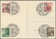 31776 Deutsches Reich - Ganzsachen: 1920/1944 (ca.), Posten Mit über 150 Gelaufenen Postkarten Deutsches R - Andere & Zonder Classificatie