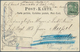 31833 Deutsche Post In China: 1902, 3 Echt Gelaufene Postkarten, Einmal Ganzsache "Kiautschou P1" An Herrn - China (kantoren)