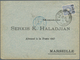 31843 Deutsche Post In Der Türkei: 1884, Lot Mit 3 Briefen, Dabei Nr. 1 B Auf Drucksachenbrief Mit Deutlic - Turkse Rijk (kantoren)