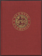 31921 Deutsche Abstimmungsgebiete: Schleswig: 1920, Offizielle Geschenkmappe Mit Rotem Festeinband Und Gol - Sonstige & Ohne Zuordnung