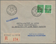 31996 Dt. Besetzung II WK - Frankreich - St. Nazaire: 1945, Sechs Verschiedene Briefe Mit Marken Oder Barf - Bezetting 1938-45