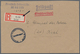 32060 Feldpost 2. Weltkrieg: 1943/44, Kleine Sammlung Von 13 Feldpost-Einschreibebriefen (1x Ohne Poststem - Andere & Zonder Classificatie