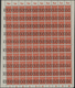 Delcampe - 32155 Deutschland Nach 1945: KONTROLLRAT, BIZONE: 1945/49, Sammlung Kompletter Bögen Kontrollrat, AM-Post, - Verzamelingen