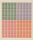 32237 Sowjetische Zone: 1945/48, BOGENSAMMLUNG In 2 Lindneralben, Dabei Auch Komplette Bogen-Sätze Wie 1-7 - Andere & Zonder Classificatie