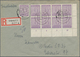 Delcampe - 32260 Sowjetische Zone - West-Sachsen: 1945/1946, Dauerserien Einzel- Und Mehrfachfrankaturen: Sehr Gehalt - Andere & Zonder Classificatie