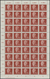 32342 DDR: 1950/61, Engros-Partie Besserer Marken Bzw. Varianten, Dabei Halber Bogen 448 B XI, Ein Angetre - Andere & Zonder Classificatie