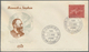 32500 Berlin: 1949/56, Nette Partie Von 8 Belegen, Teils FDC, Darunter 113-15 FDC, 123/125/132 FDC, 116 FD - Andere & Zonder Classificatie