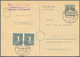 32545 Berlin - Ganzsachen: 1948/1959. Sammlung Von 33 Postkarten Und Luftpostfaltbriefen, Gebraucht Oder U - Andere & Zonder Classificatie