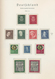 Delcampe - 32683 Bundesrepublik Deutschland: 1949/1960, Bestand Von Sieben Sammlungsteilen Auf Vordrucken, Enthalten - Andere & Zonder Classificatie