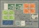 32741 Bundesrepublik Deutschland: 1952/1961, Partie Von 33 Briefen/Karten Mit Dauerserien-Frankaturen Post - Andere & Zonder Classificatie