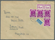 32741 Bundesrepublik Deutschland: 1952/1961, Partie Von 33 Briefen/Karten Mit Dauerserien-Frankaturen Post - Andere & Zonder Classificatie