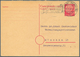 32842 Bundesrepublik - Ganzsachen: 1948/1962, Mit Bizone. Kl. Sammlung Von 8 Versch. Ganzsachen (7 PK Und - Andere & Zonder Classificatie