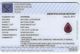 Delcampe - Rubis Naturel 0,66 Ct Avec Certificat Gemmologique - Ruby