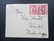 Tschechoslowakei 1919 Hradschin MeF Nr. 3A ?!? Gezähnt. Stempel Zelezny Brod - Briefe U. Dokumente