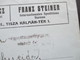 Ungarn 1920 Express Brief Nach Wien. Franz Steiner Int. Peditions Bureau. Rückseitig Frankiert! Nr. 203 Als 4er Streifen - Cartas & Documentos