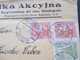 Polen 1926 Schöne MiF Der Nr. 201 Usw. Bergverwaltung Der Cons. Gieschegrube Nach Wien Gelaufen! - Lettres & Documents