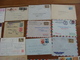 LOT 350 TIMBRES SUR LETTRES CARTES ETRANGERES DDR RUSSIE USA BRESIL AFRIQUE ROYAUME UNI ETC 1947 A ANNEES 80 VOIR PHOTOS - Autres & Non Classés