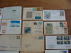 Delcampe - LOT 350 TIMBRES SUR LETTRES CARTES ETRANGERES DDR RUSSIE USA BRESIL AFRIQUE ROYAUME UNI ETC 1947 A ANNEES 80 VOIR PHOTOS - Autres & Non Classés