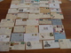 Delcampe - LOT 350 TIMBRES SUR LETTRES CARTES ETRANGERES DDR RUSSIE USA BRESIL AFRIQUE ROYAUME UNI ETC 1947 A ANNEES 80 VOIR PHOTOS - Autres & Non Classés