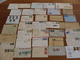 Delcampe - LOT 350 TIMBRES SUR LETTRES CARTES ETRANGERES DDR RUSSIE USA BRESIL AFRIQUE ROYAUME UNI ETC 1947 A ANNEES 80 VOIR PHOTOS - Autres & Non Classés