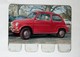 Plaque Métal Voiture FIAT 600D L'auto à Travers Les âges COOP 1964 - Auto's