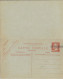 PASTEUR - 1925 - CARTE ENTIER Avec REPONSE PAYEE SURCHARGEE "SPECIMEN" - Cartes Postales Types Et TSC (avant 1995)