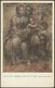 Leonardo Da Vinci - Madonna, Child And St Anne, C.1905-10 - Medici Society Postcard - Paintings