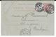 SEMEUSE - 1905 - CARTE ENTIER Avec REPIQUAGE COMMERCIAL "LUCIEN DESBORDES" à ANGOULEME (CHARENTE) - Overprinter Postcards (before 1995)