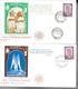 INDE 1964 LOT 5 PREMIERS JOURS FDC PAPE PAUL VI - FDC