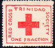 TRINIDAD & TOBAGO 1914 SG #157 (½d) MLH Red Cross Label Authorized For Use As ½d CV £28 - Trinidad & Tobago (1962-...)