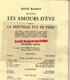 Delcampe - 75- PARIS- RARE PROGRAMME LES AMOURS D' EVE- MISSISSIPI-LUCCHESI-MERIBETH OLD-ODETTE CRISTAL-PIERRE BLANC-SILENE-ECHECS - Programmes