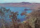 Lago De Coatepeque Lake El Salvador, Sc#C381 Air Mail Stamp, 1970s Vintage Postcard - El Salvador