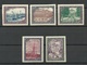 LETTLAND Latvia 1925 Michel 107 - 111 B MH/MNH - Lettonie