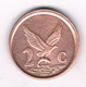 2  CENTS 1996 ZUID AFRIKA /2943G/ - Afrique Du Sud