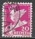 Switzerland 1932. Scott #212 (U) Dove On Broken Sword - Oblitérés