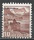 Switzerland 1942. Scott #230B (U) Chillon Castle * - Oblitérés