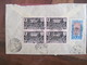 Lettre MOYEN CONGO Pointe Noire 1936 France Enveloppe Cover Colonie AEF Empire Recommandé Bel Affranchissement - Brieven En Documenten