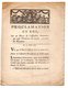 PROCLAMATION DU ROI, SUR UN DÉCRET QUI RÈGLE L'UNIFORME DES GARDES NATIONALES . IMP. LA ROCHELLE - Réf. N°75F - - Documents