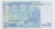 11 - BILLET 20 EURO 2002 NEUF Signature JEAN CLAUDE TRICHET  N° U58460189045 - Imp L066C4 - 20 Euro