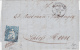 Suisse 1855 : No 23 C Sur Lettre Oblitéré St.Gallen, Fil De Soie Rouge, Très Bien Margé - Timbre Et Document Signés WEID - Lettres & Documents