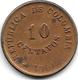 *Colombia Bogota Lepra  Coinage 10 Centavo 1901 B Km L3  Vf+ Look !!!!!! Rare !!!! - Colombia