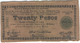 PHILIPPINES Emergency Circulating Note S680 1944 20 Pesos Used - Filippine