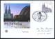 2003 (März) 55 C. Sonderganzsachen-Umschlag "Kölner Dom Weltkulturerbe UNESCO" (DOM U. Eisenbahnbrücke) Mit 2 Verschiede - Other & Unclassified