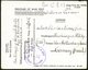1946 (5.8.) GROSSBRITANNIEN /  KONTROLLRAT, Viol. 1K: P.O.W. CAMP No.260.. (= Hardwick Heath Camp) Kriegsgefangenen-Kart - Other & Unclassified