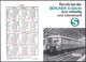 1980 D.D.R., Amtl. Übersichtsplan Der S-Bahn Ost-Berlin (inkl. West-Berlin) Mit S-Bahnzug U. Kalender, Druckfrisch! (For - Other & Unclassified