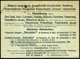 1923 (8.5.) HAMBURG 1, Maschinen-Werbestempel: Benutzt Die Luftpost Auf Infla-Reederei-Reklamebrief! (Bo.S 20 A) - Luftp - Other & Unclassified