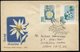 1957 (12.8.) POLEN, Geschützte Blumen, Kompl. Satz + ET-Sonderstempel: WARSZAWA 1, 2 Ausl.-FDC-Sonderumschläge, 2 Belege - Autres & Non Classés