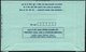 1997 INDIEN, 1 R. Inl.-Falbrief, Schiff, Blau Mit Rs. Slogan:  PREVENT AIDS, USE A CONDOM, NATIONAL AIDS CONTROL ORGANIS - Other & Unclassified